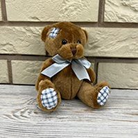 Коричневый мишка, 15см