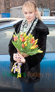 Букет из тюльпанов. Букет из тюльпанов.