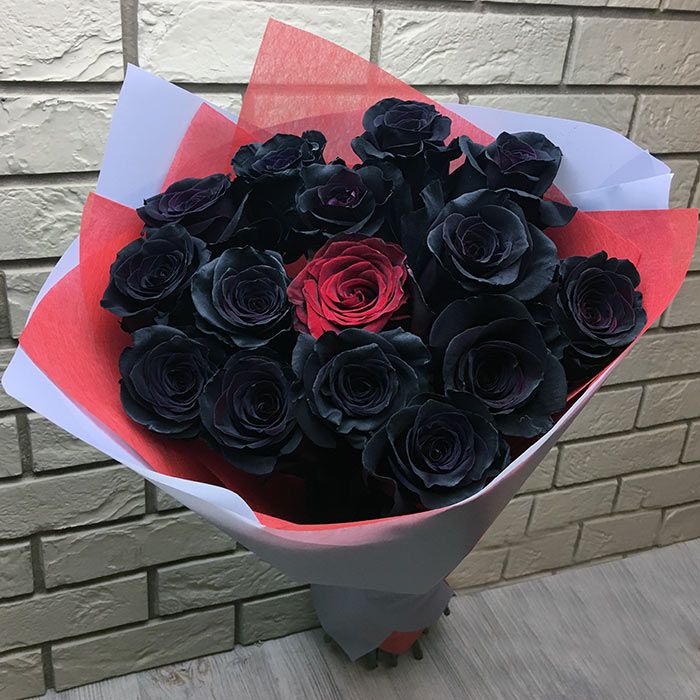 Черные розы