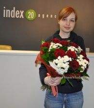 Розы, хризантемы Розы, хризантемы