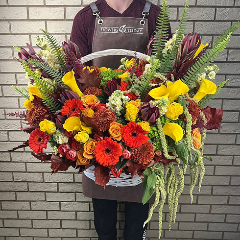 Каллы, герберы, розы и экзотика