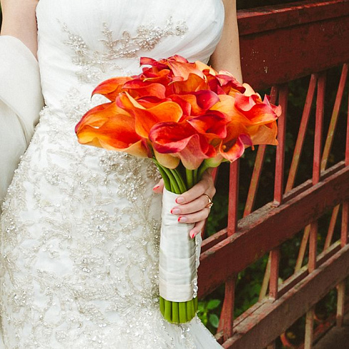 Букет невесты из калл