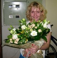 Эустома, кустовая роза, альстромерия Эустома, кустовая роза, альстромерия