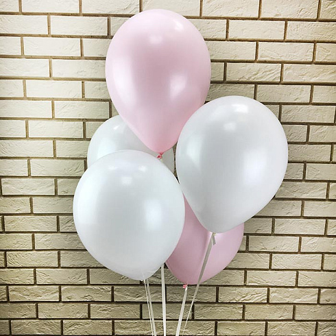 Розовые с белыми