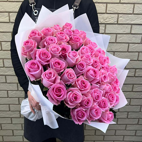 51 розовая роза