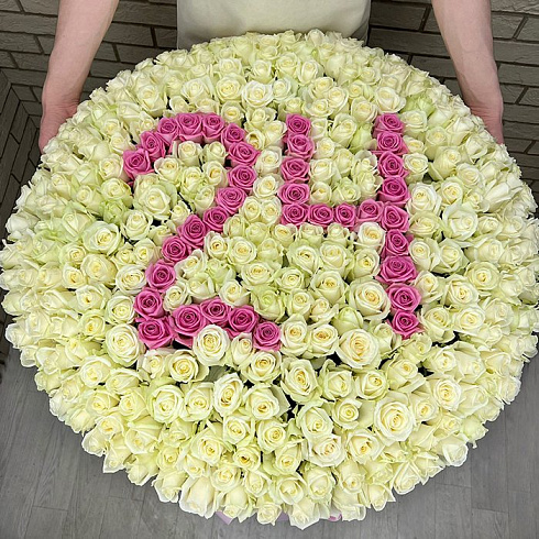 Цифра из роз, любая цифра