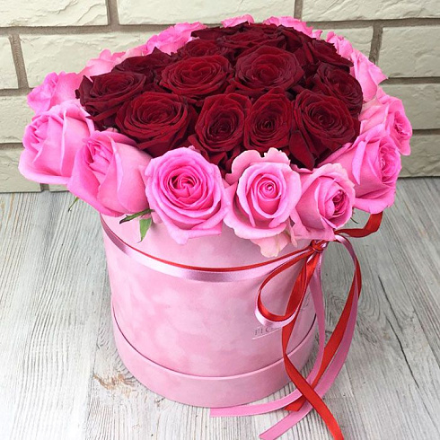 Сердце из роз