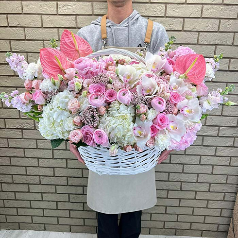 Антириумы, ранункулюсы, гортензии