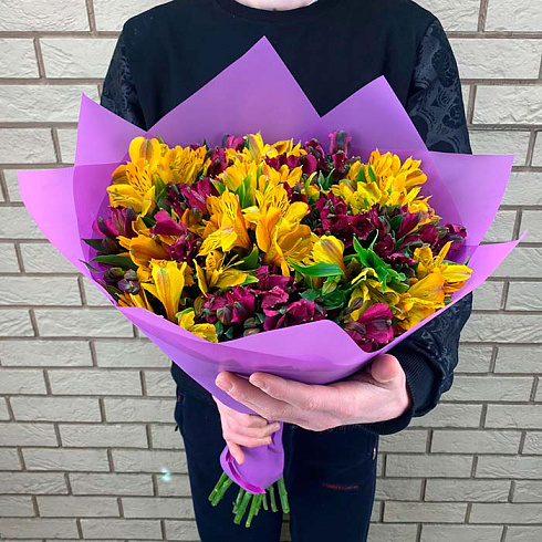 19 альстромерий микс