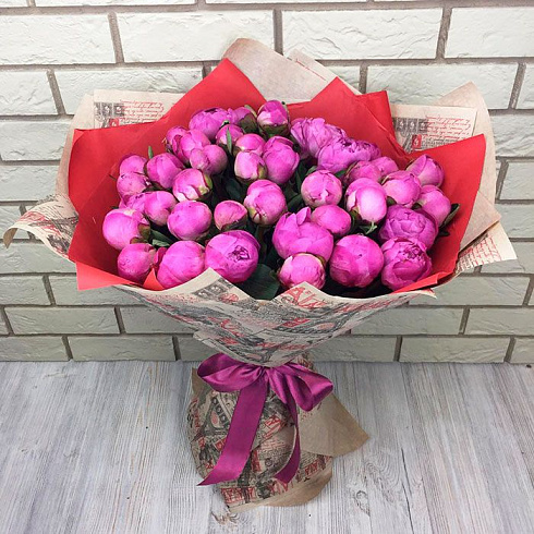 Букет из пион